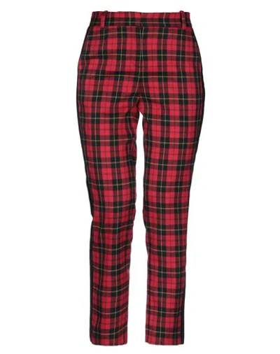 Shop Maje Pants In Red