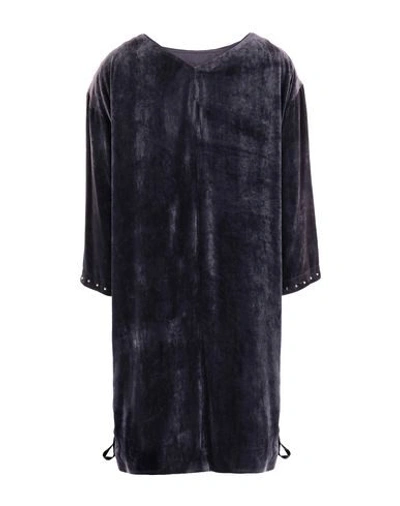 Shop Marc Cain Short Dresses In Dark Purple