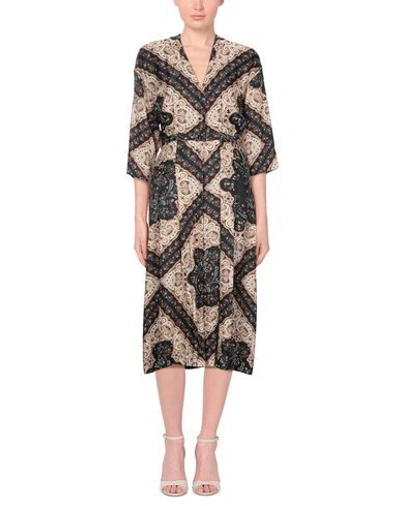 Sandro 3/4 Length Dresses In Beige
