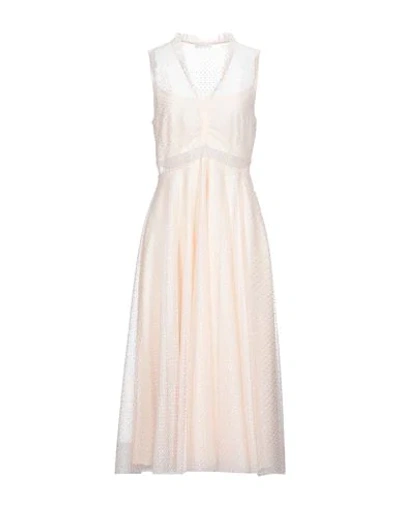 Sandro Midi Dresses In Pink