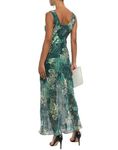 Shop Anna Sui Long Dresses In Green