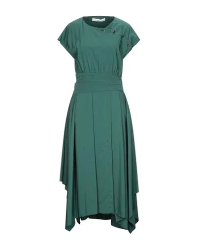 Shop Tela 3/4 Length Dresses In Green