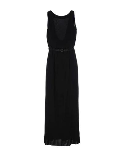 Shop Moschino Cheap And Chic Long Dresses In Black
