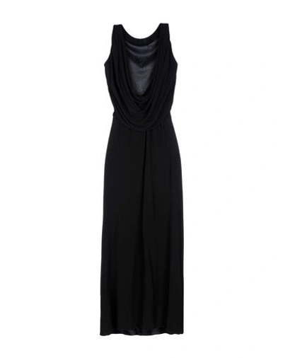 Shop Moschino Cheap And Chic Long Dresses In Black