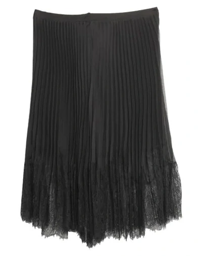 Shop Mcq By Alexander Mcqueen Midi Skirts In Black