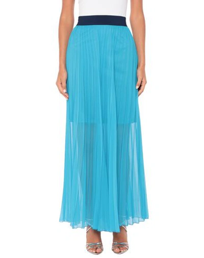 Shop Clips Long Skirts In Azure