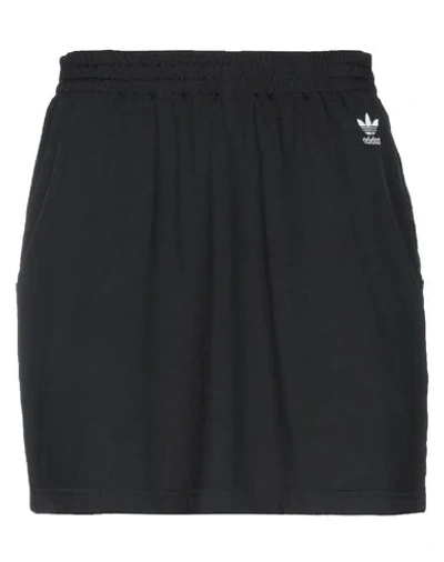 Shop Adidas Originals Woman Mini Skirt Black Size 0 Recycled Polyester