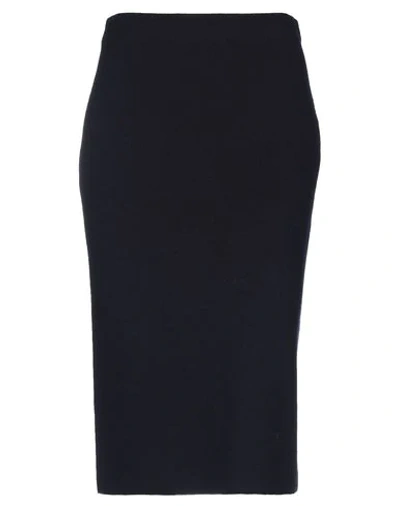 Shop Daniele Fiesoli 3/4 Length Skirts In Dark Blue