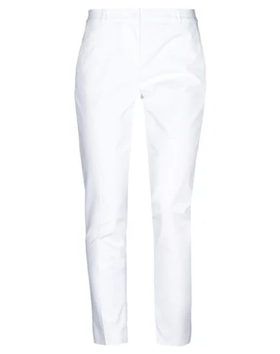 Shop Michael Michael Kors Woman Pants White Size 2 Cotton, Elastane