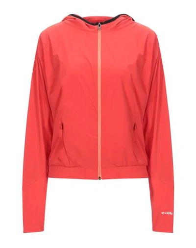 Shop C-clique Woman Jacket Red Size M Polyamide, Elastane