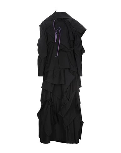 Shop Yohji Yamamoto Full-length Jacket In Black