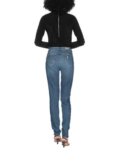 Shop Liu •jo Woman Jeans Blue Size 26 Lyocell, Cotton, Elastomultiester, Elastane
