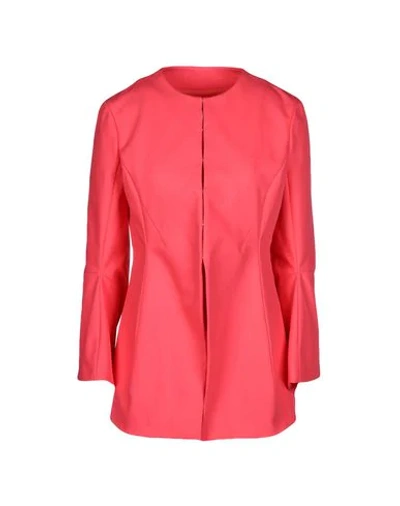 Shop Dior Suit Jackets In Coral