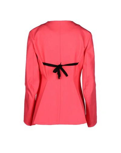 Shop Dior Suit Jackets In Coral