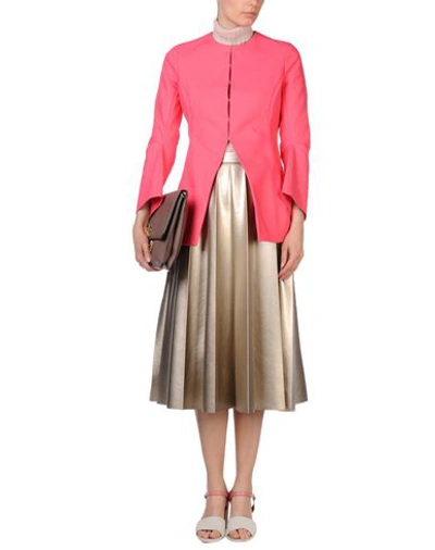 Shop Dior Suit Jackets In Coral