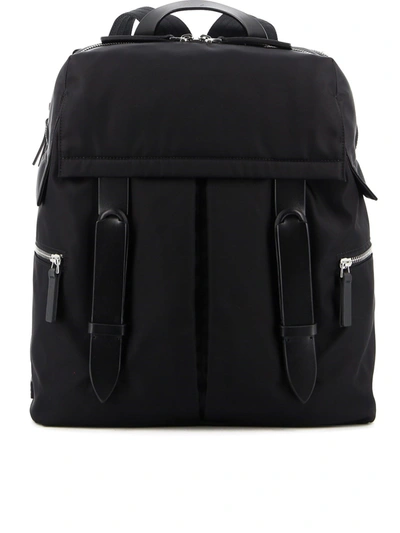 Shop Orciani Planet Backpack In Black