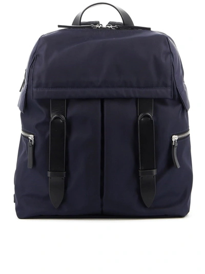 Shop Orciani Planet Backpack In Blue