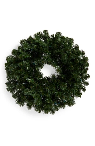 Shop Allstate Led Wreath In Green