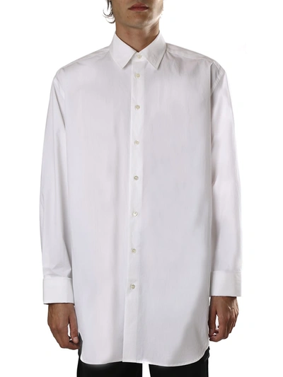 Shop Jw Anderson Oversized Cotton Shirt In White