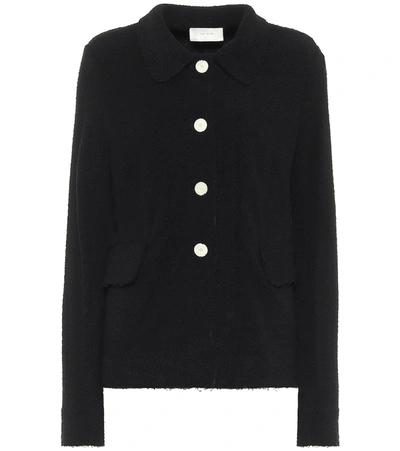 Shop The Row Annica Boucle-jersey Jacket In Black