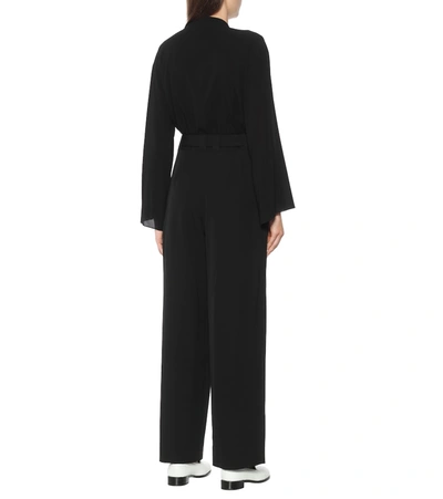 Shop The Row Nerea High-rise Wide-leg Wool Pants In Black