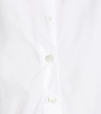 Shop Y/project Cotton-poplin Bodysuit In White