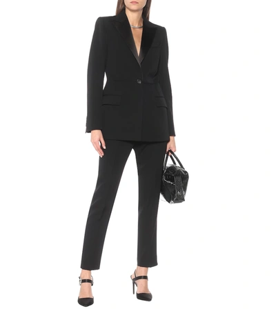 Shop Givenchy Wool Blazer In Black