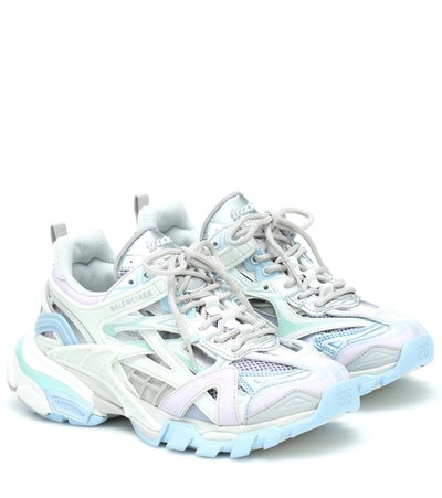 Shop Balenciaga Track 2 Sneakers In Blue