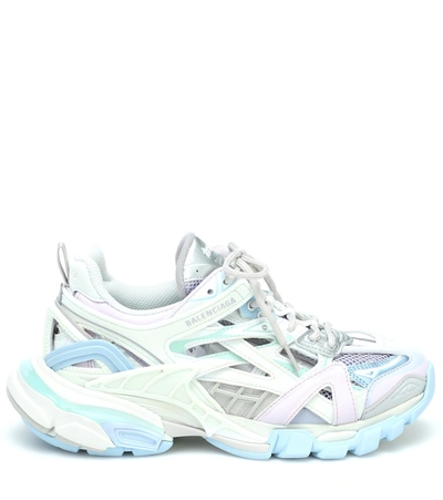 Shop Balenciaga Track 2 Sneakers In Blue