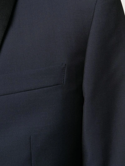 Shop Z Zegna Single-breasted Suit In Blue