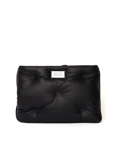 Shop Maison Margiela Black Glam Slam Clutch Bag