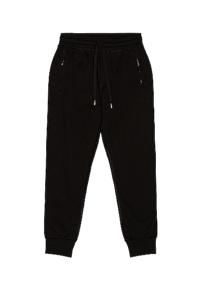 Shop Dolce & Gabbana Relaxed Joggers In Black