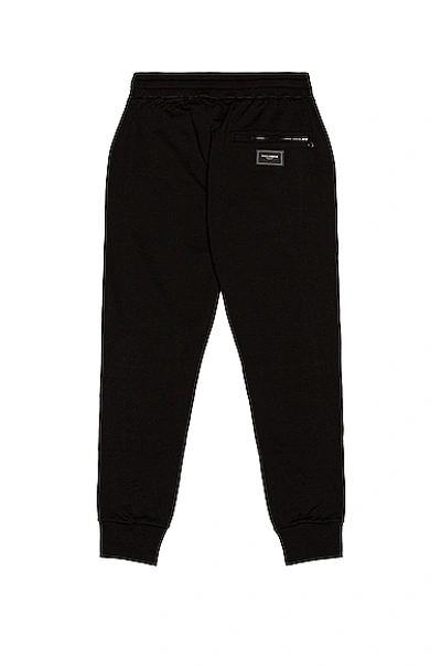 Shop Dolce & Gabbana Relaxed Joggers In Black