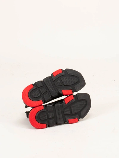 Shop Balenciaga Speed Sneaker Black Red