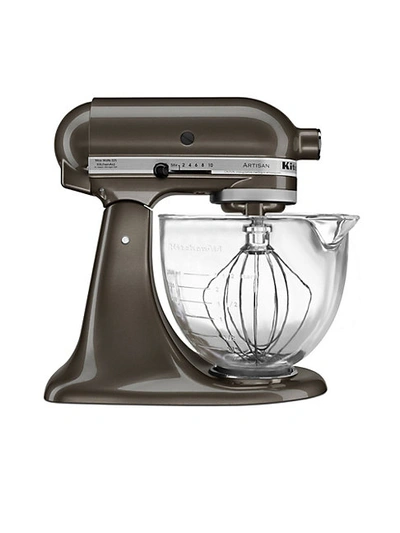 Shop Kitchenaid Stainless Steel Stand Mixer In Frosted Pearl