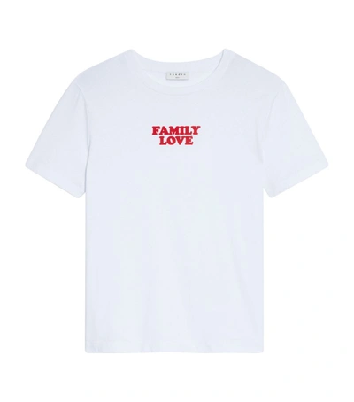 Shop Sandro Love Slogan T-shirt