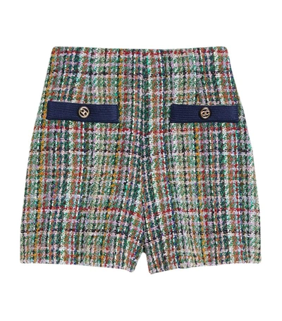Shop Sandro High-rise Tweed Shorts