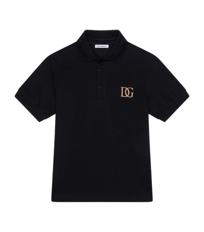 Shop Dolce & Gabbana Kids Logo Polo Shirt (2-6 Years)