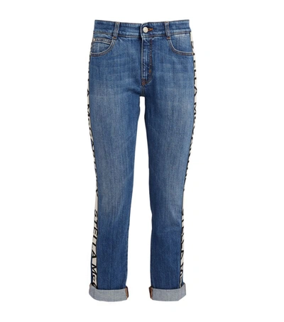 Shop Stella Mccartney Logo Tape Skinny Jeans