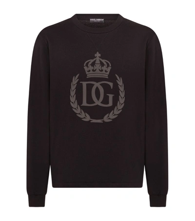 Shop Dolce & Gabbana Logo Sweatshirt In Multi