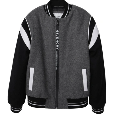 Shop Givenchy Bomber Jacket. In Grey