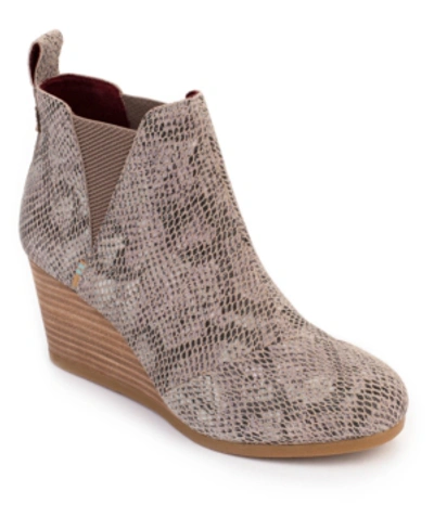 Shop Toms Women's Kelsey Booties Women's Shoes In Natural Snake