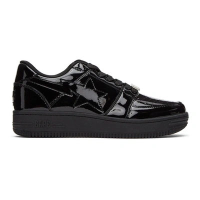 Shop Bape Black Sta Low M2 Sneakers In Blk