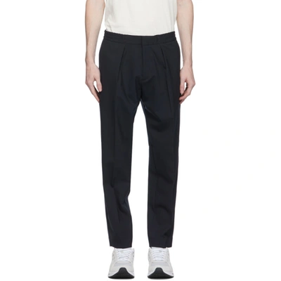 Shop Hope Navy Dash Trousers In Dk Blue Sui
