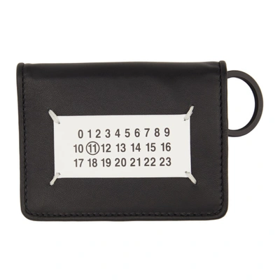 Shop Maison Margiela Black Glam Slam Card Holder In T8013 Black