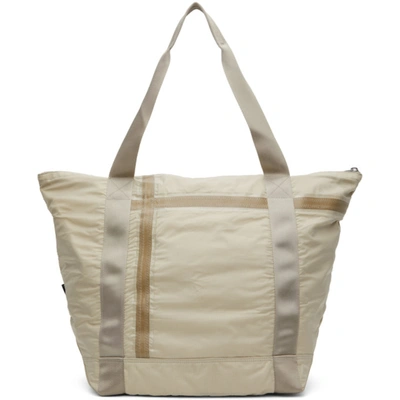 Shop A-cold-wall* Beige Converse Edition Ripstop Tote In Fog