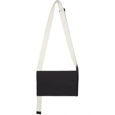 Shop Y-3 Black Ch3 Shoulder Bag In Black/cream