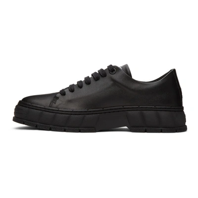Shop Viron Black Corn Leather 2005 Sneakers In 90 Black