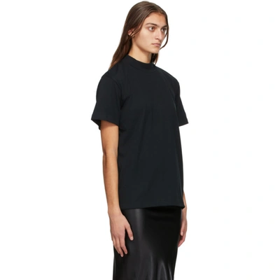 Shop Yohji Yamamoto Black New Era Edition Mock Neck T-shirt In 1 Black
