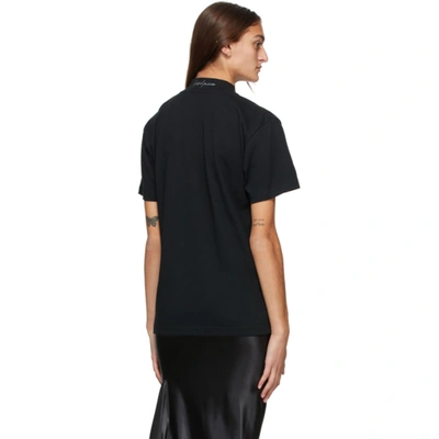 Shop Yohji Yamamoto Black New Era Edition Mock Neck T-shirt In 1 Black